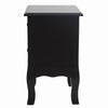 French Bedside Table Nightstand Black Set of 2 Deals499