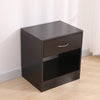 Dandi Bedside Table Nightstand with Drawer Set of 2 Brown Deals499