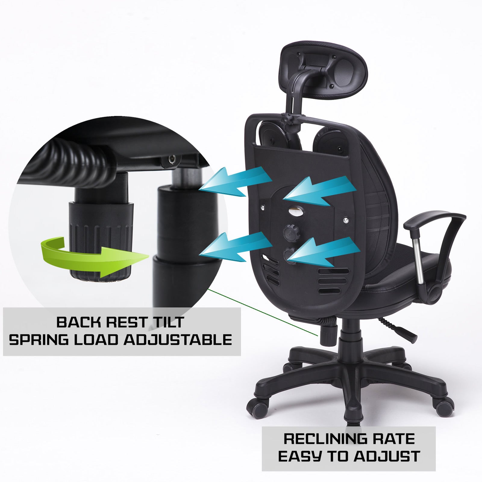Korean Green Office Chair Ergonomic SUPERB Deals499