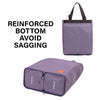 KOELE Purple Shopper Bag Tote Bag Foldable Travel Laptop Grocery KO-SHOULDER Deals499