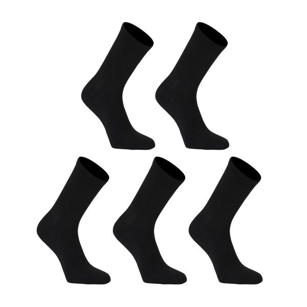 Rexy 5 Pack Medium Black 3D Seamless Crew Socks Slim Breathable from Deals499 at Deals499