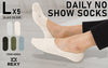 Rexy 5 Pack Large Multi Colour Daily No Show Ankle Socks Non-Slip Breathable from Deals499 at Deals499
