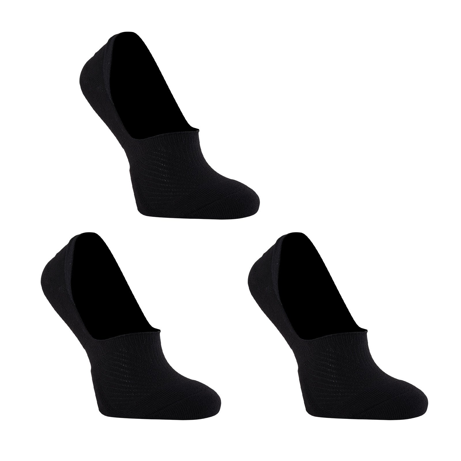 Rexy 3 Pack Medium Black Cushion No Show Ankle Socks Non-Slip Breathable from Deals499 at Deals499