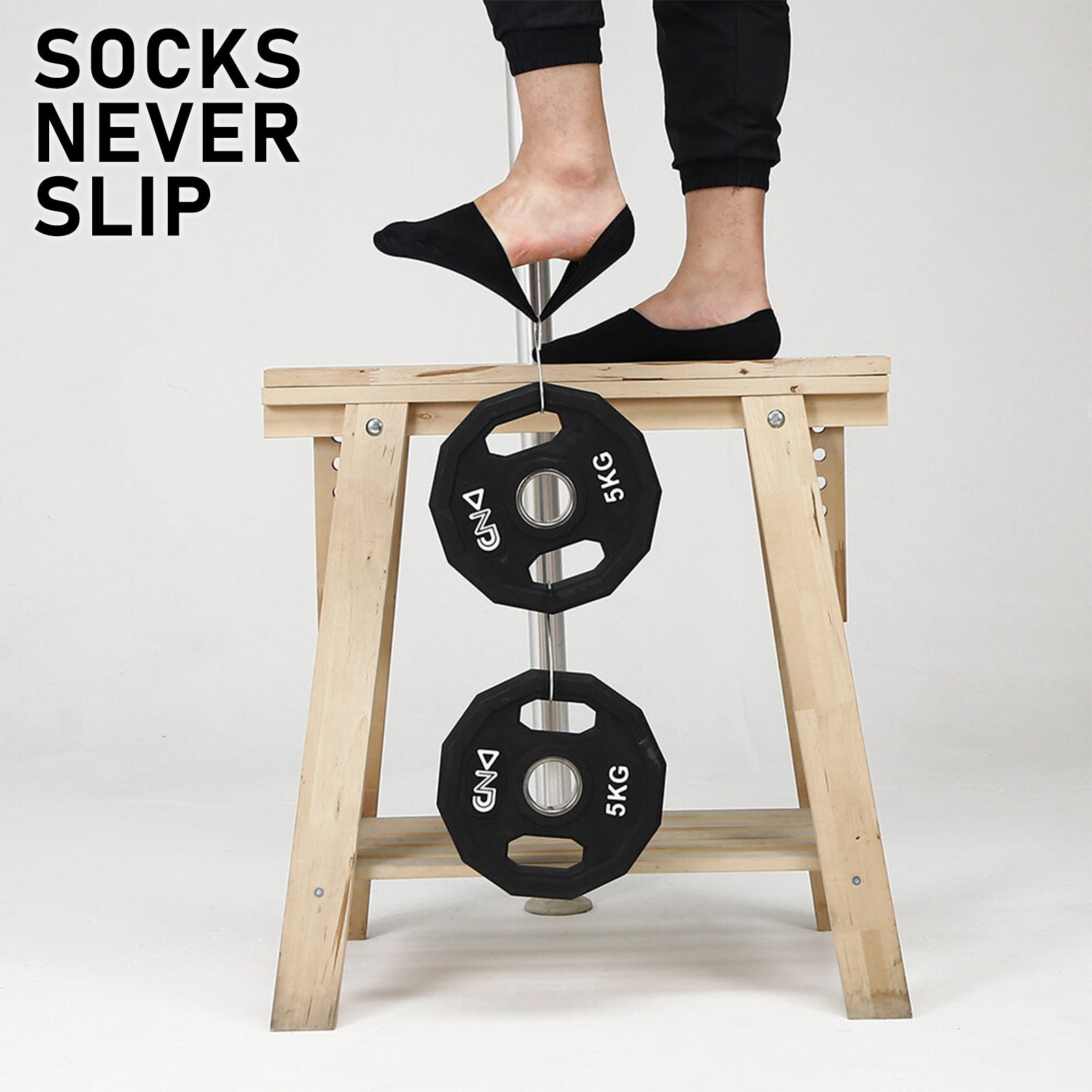 Rexy 5 Pack Medium Multi Colour Daily No Show Ankle Socks Non-Slip Breathable from Deals499 at Deals499