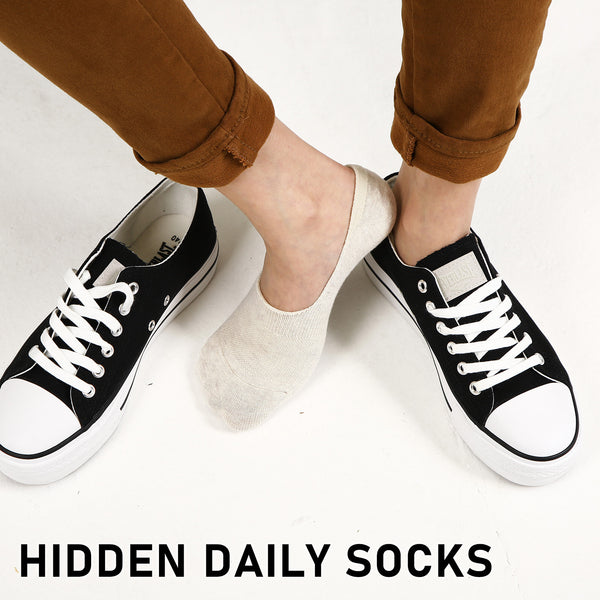 Rexy 5 Pack Medium Multi Colour Daily No Show Ankle Socks Non-Slip Breathable from Deals499 at Deals499