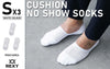Rexy 3 Pack Small White Cushion No Show Ankle Socks Non-Slip Breathable from Deals499 at Deals499