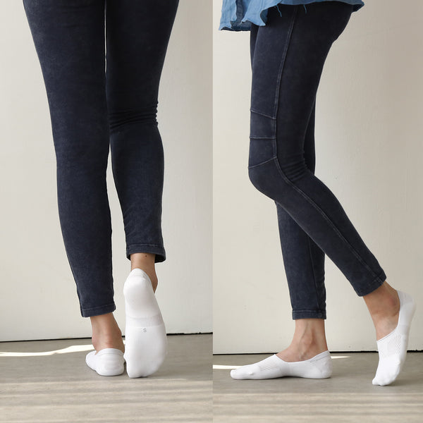 Rexy 3 Pack Small White Cushion No Show Ankle Socks Non-Slip Breathable from Deals499 at Deals499
