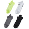 Rexy 4 Pack Large Multi Colour Seamless Sport Sneakers Socks Non-Slip Heel Tab from Deals499 at Deals499