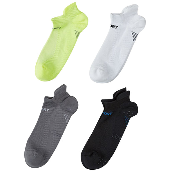 Rexy 4 Pack Large Multi Colour Seamless Sport Sneakers Socks Non-Slip Heel Tab from Deals499 at Deals499