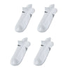 Rexy 4 Pack Medium White Seamless Sport Sneakers Socks Non-Slip Heel Tab from Deals499 at Deals499