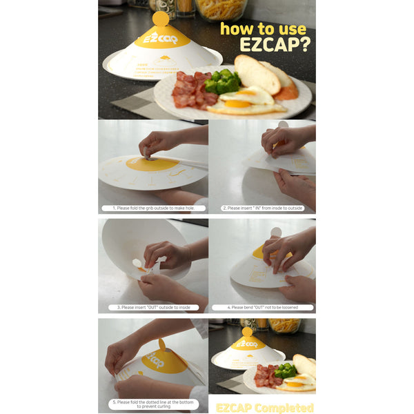 EZ Cap 200X Paper Lid for Frypan Disposable Cooking Pan Cap Deals499