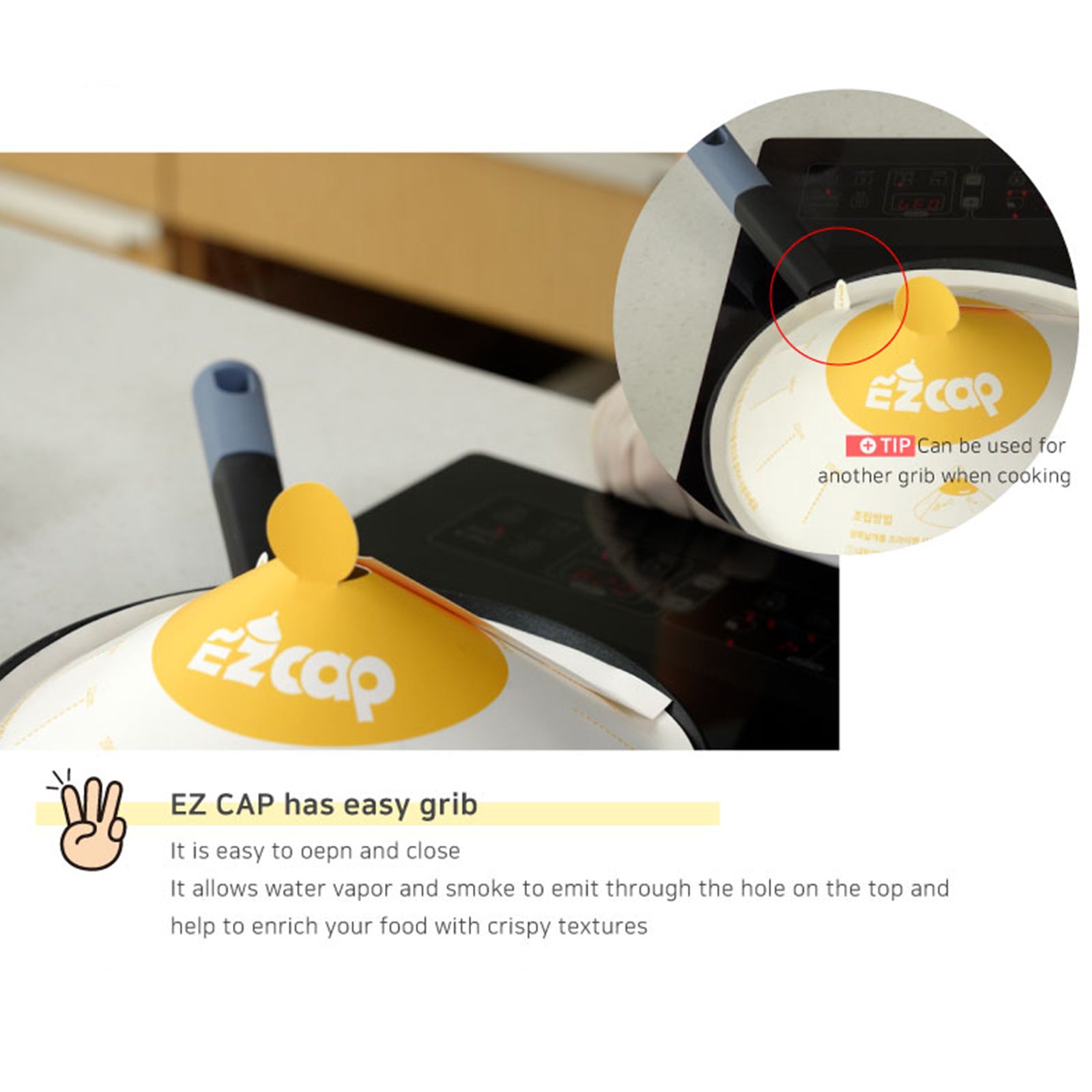 EZ Cap 50X Paper Lid for Frypan Disposable Cooking Pan Cap Deals499