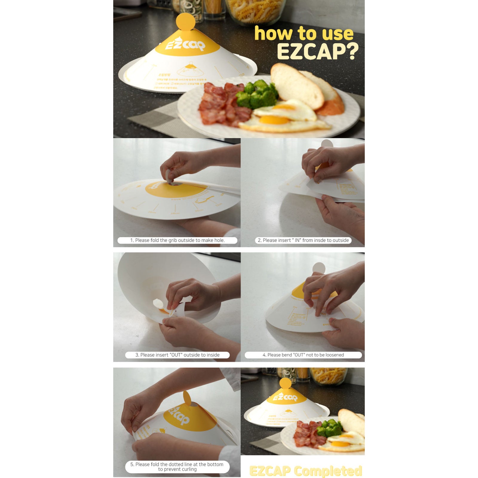 EZ Cap 50X Paper Lid for Frypan Disposable Cooking Pan Cap Deals499