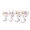 KiahLoc 4PC White 56mm Suction Hook Removable Deals499