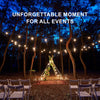 Sansai 20 Bulbs 23M Festoon String Lights LED Waterproof Outdoor Christmas Party Deals499