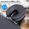 Forever Beauty Black Portable Beauty Massage Table Bed Therapy Waxing 3 Fold 75cm Aluminium Deals499
