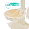 Paw Mate 100cm Beige Cat Tree Atacama Multi Level Scratcher Deals499