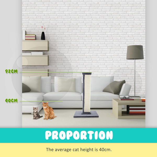 Paw Mate 92cm Grey Cat Tree Noppo Multi Level Scratcher Deals499