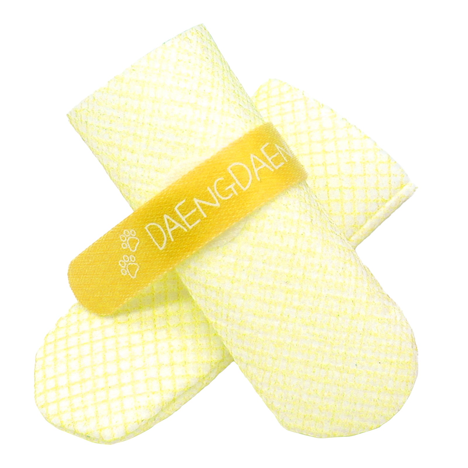 Daeng Daeng Shoes 28pc L Yellow Dog Shoes Waterproof Disposable Boots Anti-Slip Socks Deals499