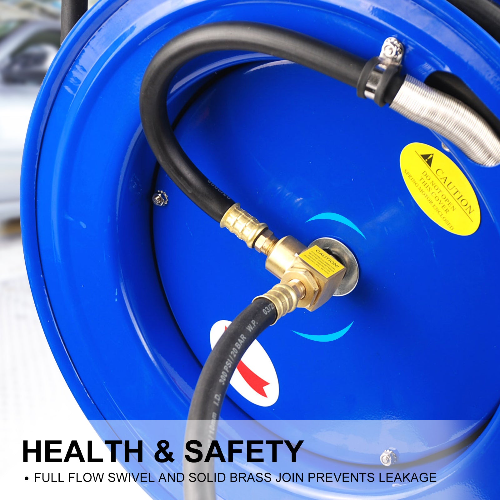 Dynamic Power Air Hose Reel Automotive Industrial 15m Retractable Rewind Deals499