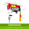 Dynamic Power Electric Hoist Remote Chain Lift 240V 1020w 250/500KG Deals499