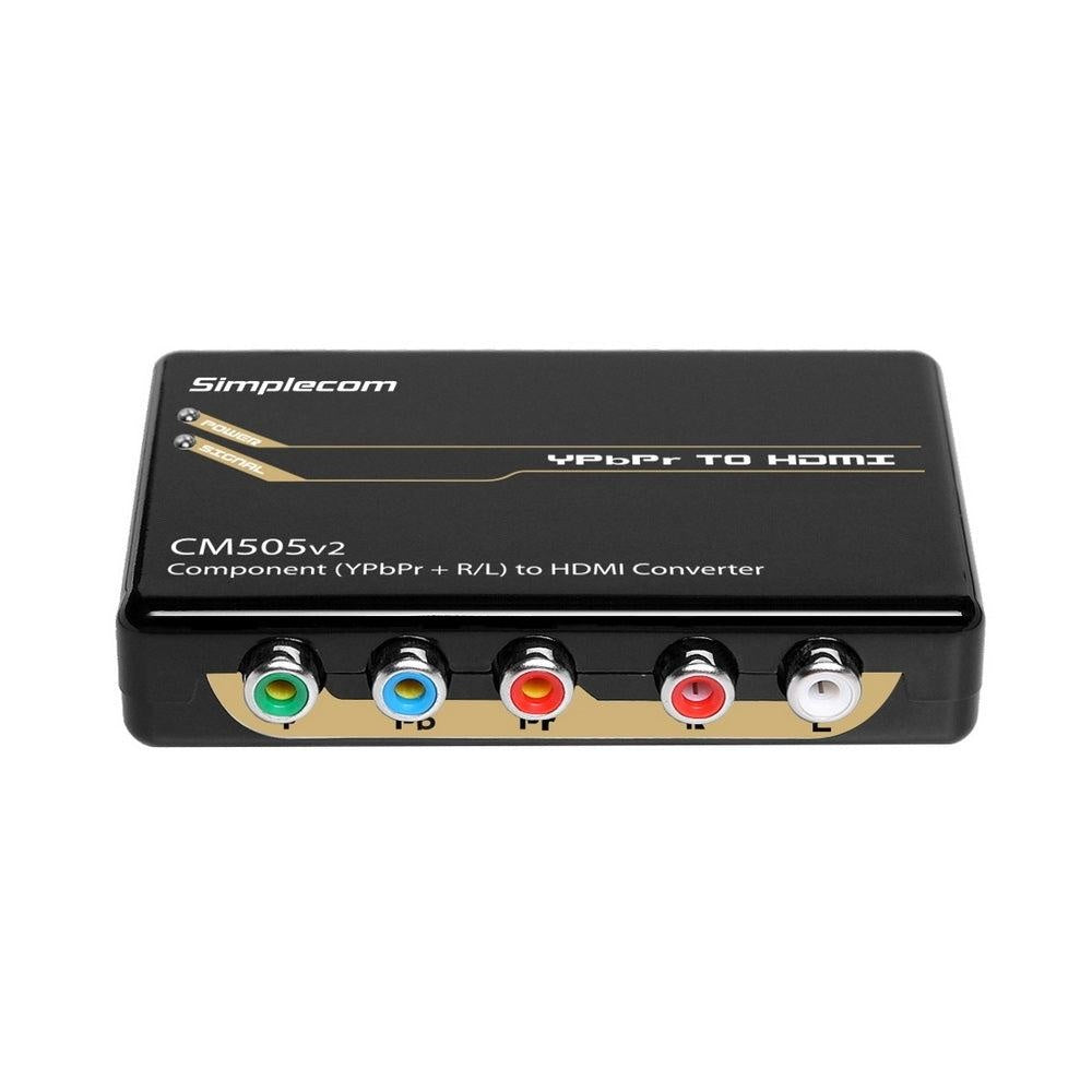 Simplecom CM505v2 Component (YPbPr + Stereo R/L) to HDMI Converter Full HD 1080p Deals499