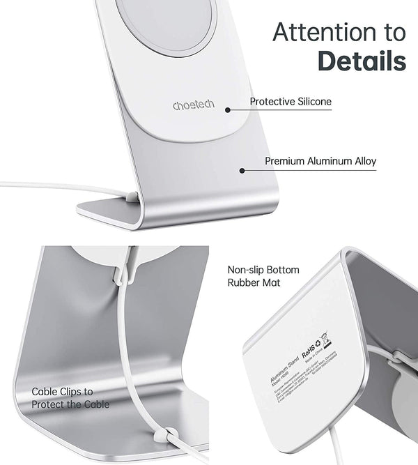 Choetech H046 Phone Stand For MagSafe Charger Aluminum (Stand Only) Deals499
