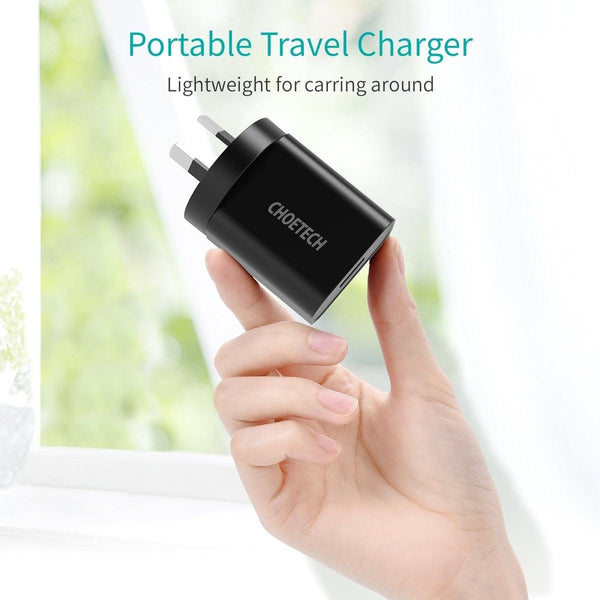 CHOETECH Q5003 18W QC Quick Charger (Black) Deals499