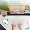 CHOETECH T511BW Qi Certified Fast Wireless Charging Pad Black And White 2 Pack Deals499