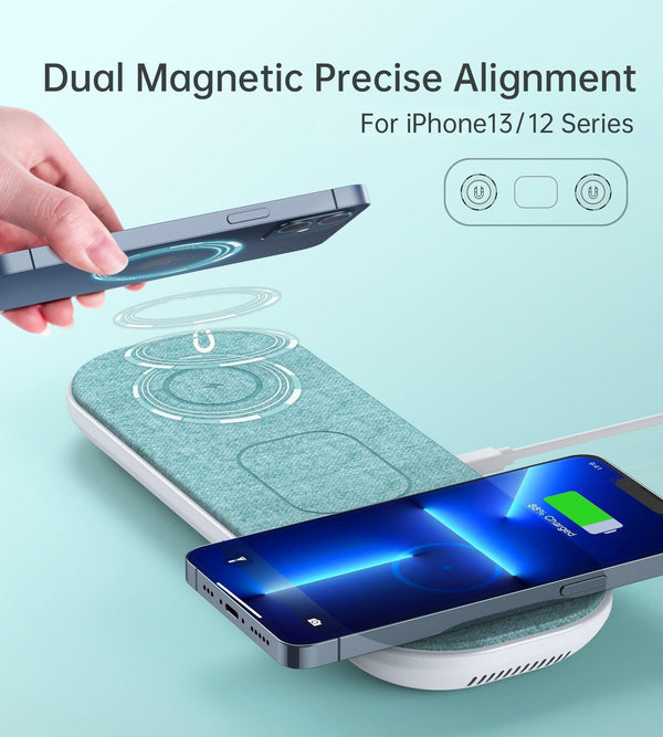 CHOETECH T569-S Magleap 3-in-1 Magnetic Wireless Charging pad with AC Adapter Deals499