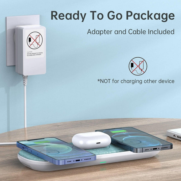 CHOETECH T569-S Magleap 3-in-1 Magnetic Wireless Charging pad with AC Adapter Deals499