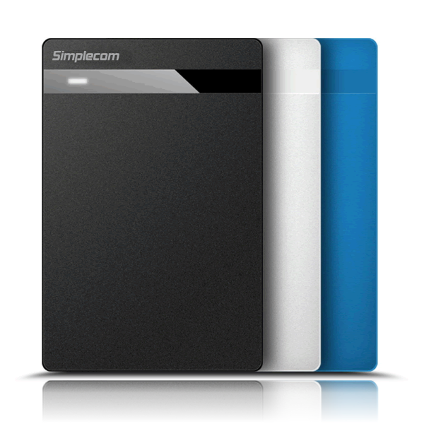 Simplecom SE203 Tool Free 2.5" SATA HDD SSD to USB 3.0 Hard Drive Enclosure Blue Deals499