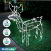Christmas By Sas 55cm Reindeer Rope Light Solar LED Cool White Auto Sensor Deals499