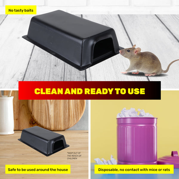 SAS Pest Control 48PCE Rat Mice Tunnel Traps Non-Toxic Effective 80 x 150mm Deals499