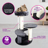 Pet Basic 3 Level Cat Scratching Tower & Cosy Bed Scratch Climb 65 x 40cm Deals499