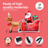 Christmas By Sas 1.2m Self Inflatable LED Santa Sleigh & Rudolph Deals499
