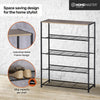 Home Master Display Shelf/Rack 5 Tier Sleek Modern Industrial Design 83cm Deals499
