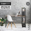 Home Master Office Desk & Storage Shelves Unique Stylish Modern Design 1.2m Deals499