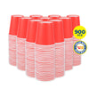 Party Central 900PCE Red Paper Cups Disposable Leak Resistant 200ml Deals499