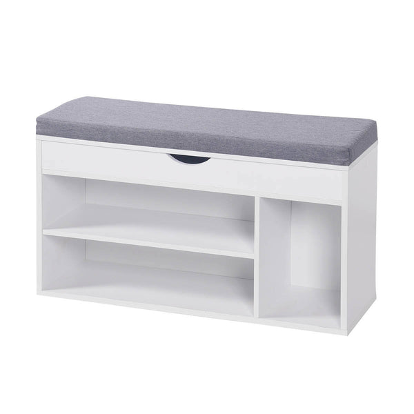Home Master 2-In-1 Storage/Shoe Cabinet With Padded Cushion Bench 80cm Deals499