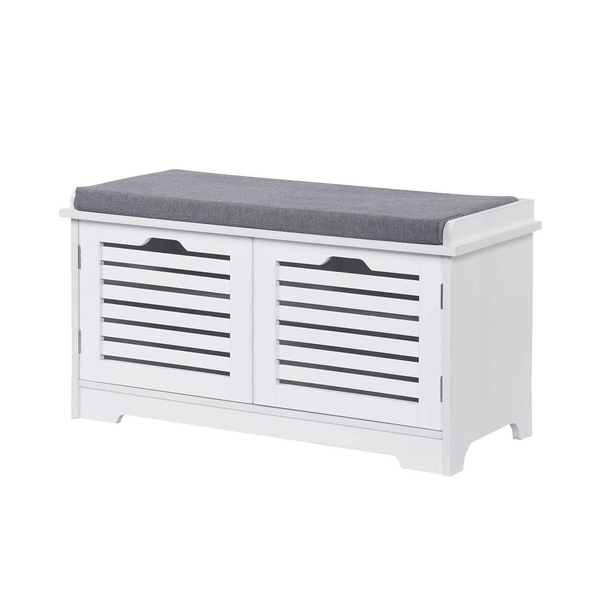 Home Master Storage/Shoe Cabinet With Removable Padded Cushion Seating 80cm Deals499