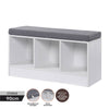 Home Master Storage/Shoe Bench With Padded Cushion Seating 90cm Deals499