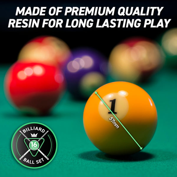 SAS Sports Pool Ball Boxed Set Premium Quality & Durability Gloss Finish Deals499