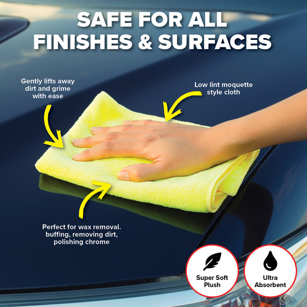 Handy Automotive 72PCE Microfibre Automotive Cloth Streak Free 30 x 38cm Deals499