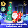Christmas By Sas 2m Santa Puppy & Tree Built-In Blower Bright LED Lighting Deals499