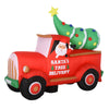Christmas By Sas 2.25m Santa Ute & Tree Built-In Blower Bright LED Lighting Deals499