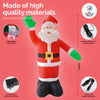 Christmas By Sas 2.4m Waving Santa Self Inflating Bright LED Lighting Deals499