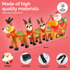 Christmas By Sas 2.9m Santa Reindeers & Sleigh Built-In Blower LED Lighting Deals499