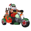 Christmas By Sas 1.8m Santa Reindeer & Trike Built-In Blower LED Lighting Deals499