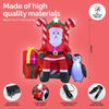 Christmas By Sas 2.1m Santa In His Armchair Self Inflating LED Lighting Deals499